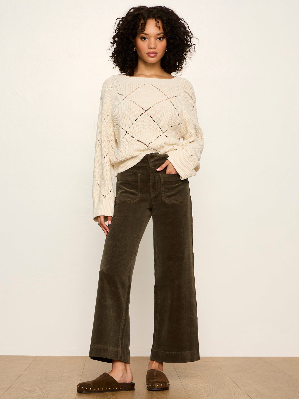Diamond Stitch Popover Bone - Sanctuary Clothing