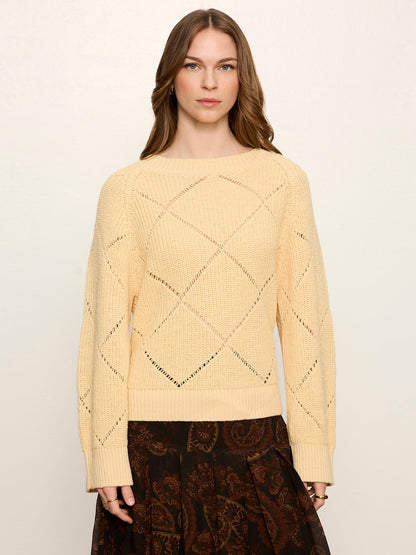Diamond Stitch Popover Light Goldie - Sanctuary Clothing