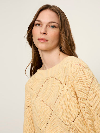 Diamond Stitch Popover Light Goldie - Sanctuary Clothing