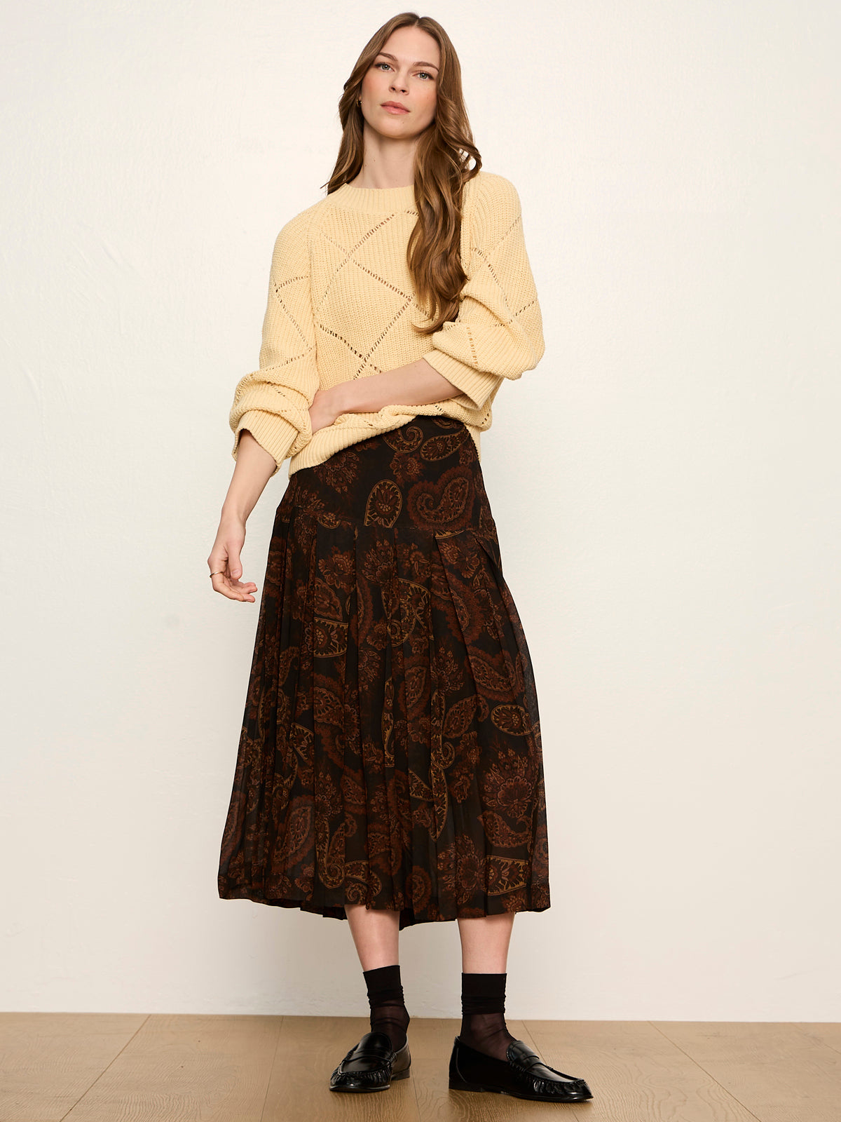 Diamond Stitch Popover Light Goldie - Sanctuary Clothing