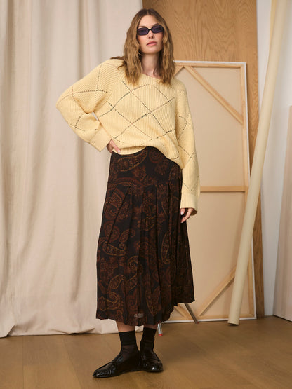 Diamond Stitch Popover Light Goldie - Sanctuary Clothing