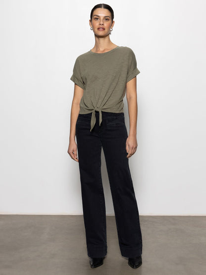 ALL DAY TIE TEE TRAIL GREEN - Sanctuary Clothing