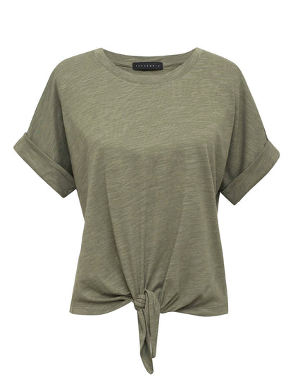 ALL DAY TIE TEE TRAIL GREEN - Sanctuary Clothing