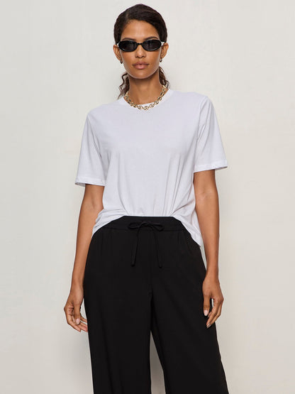 TUCK IT UNDER TEE WHITE - Sanctuary Clothing