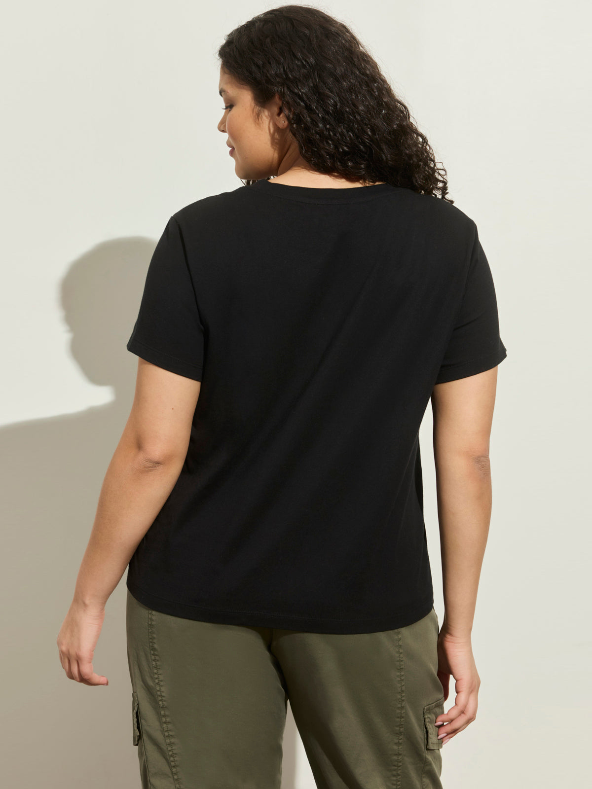 LACE UP TIMELESS TEE BLACK - Sanctuary Clothing