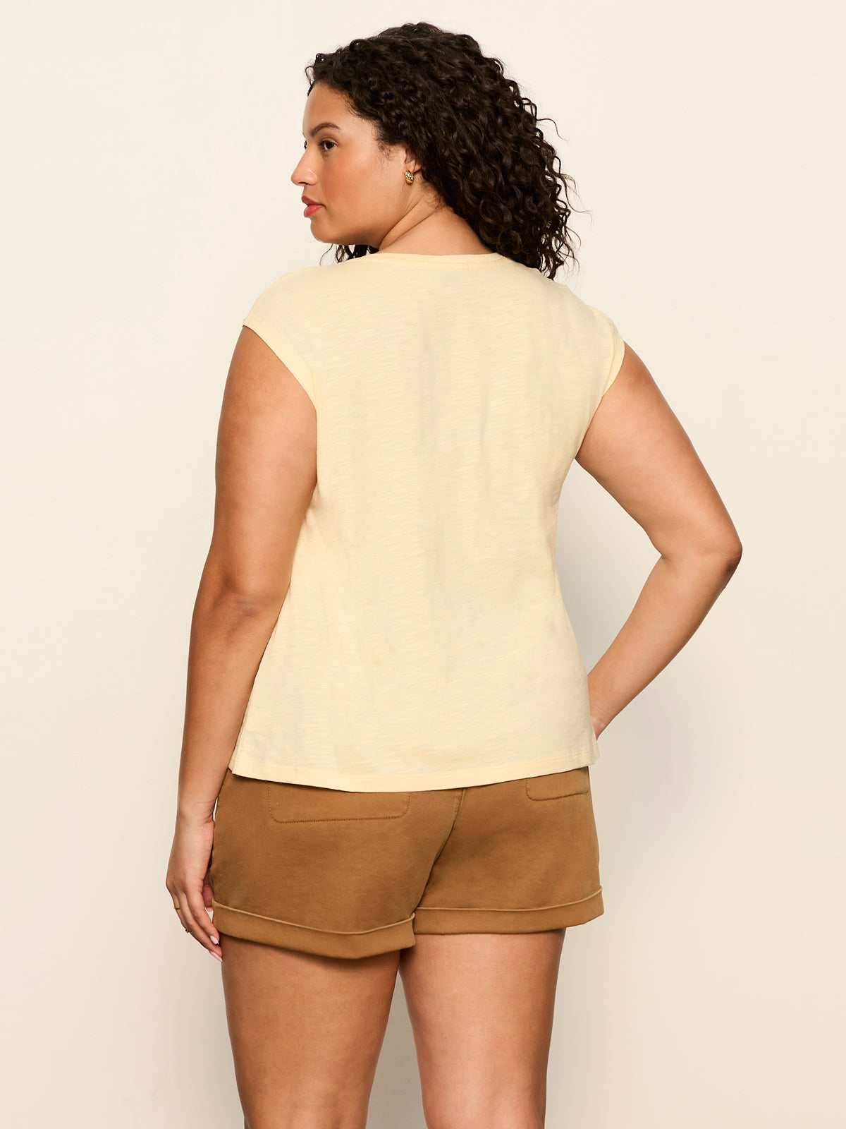 SO TWISTED MUSCLE TEE BANANA - Sanctuary Clothing