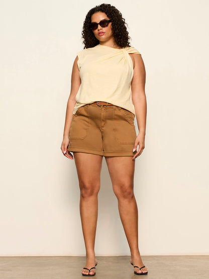 SO TWISTED MUSCLE TEE BANANA - Sanctuary Clothing