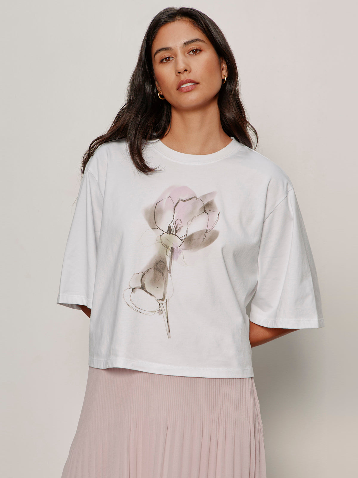 BELLE ARTIST TEE WILDLINE BLOOMS - Sanctuary Clothing