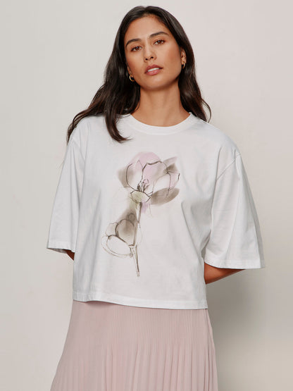 BELLE ARTIST TEE WILDLINE BLOOMS - Sanctuary Clothing