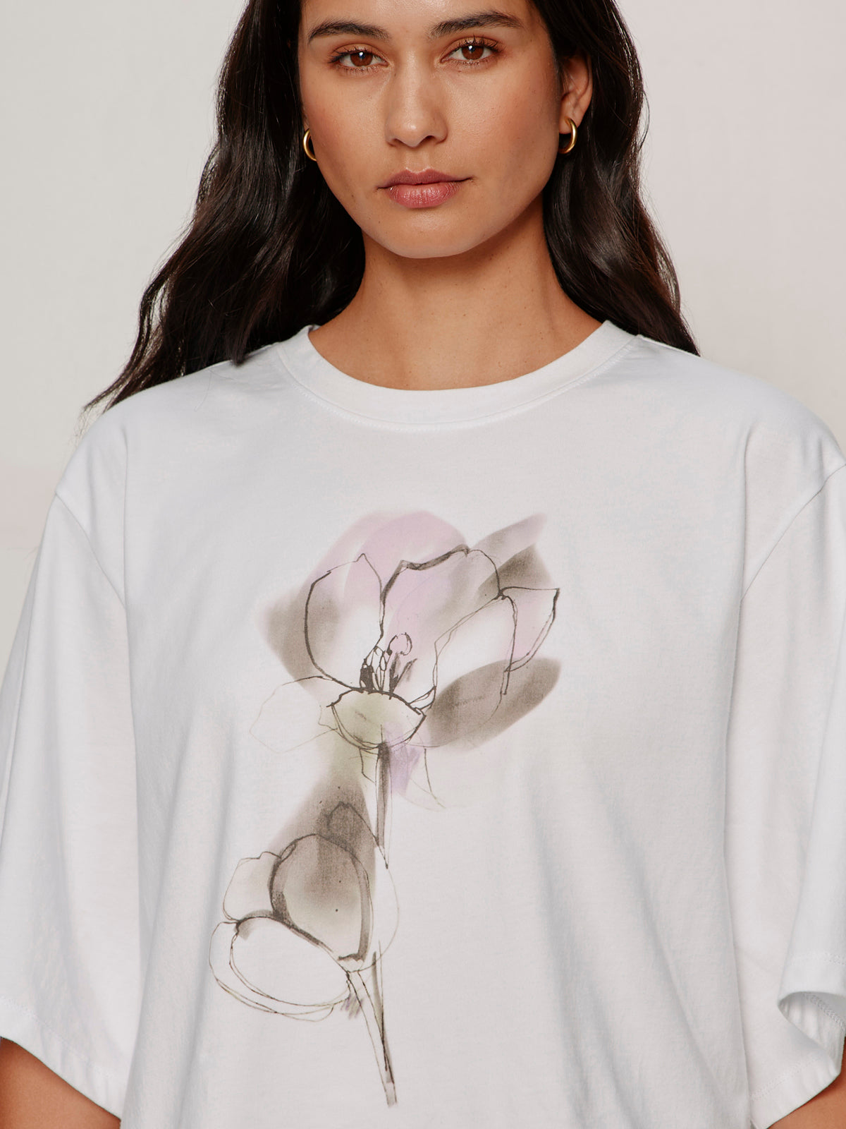 BELLE ARTIST TEE WILDLINE BLOOMS - Sanctuary Clothing