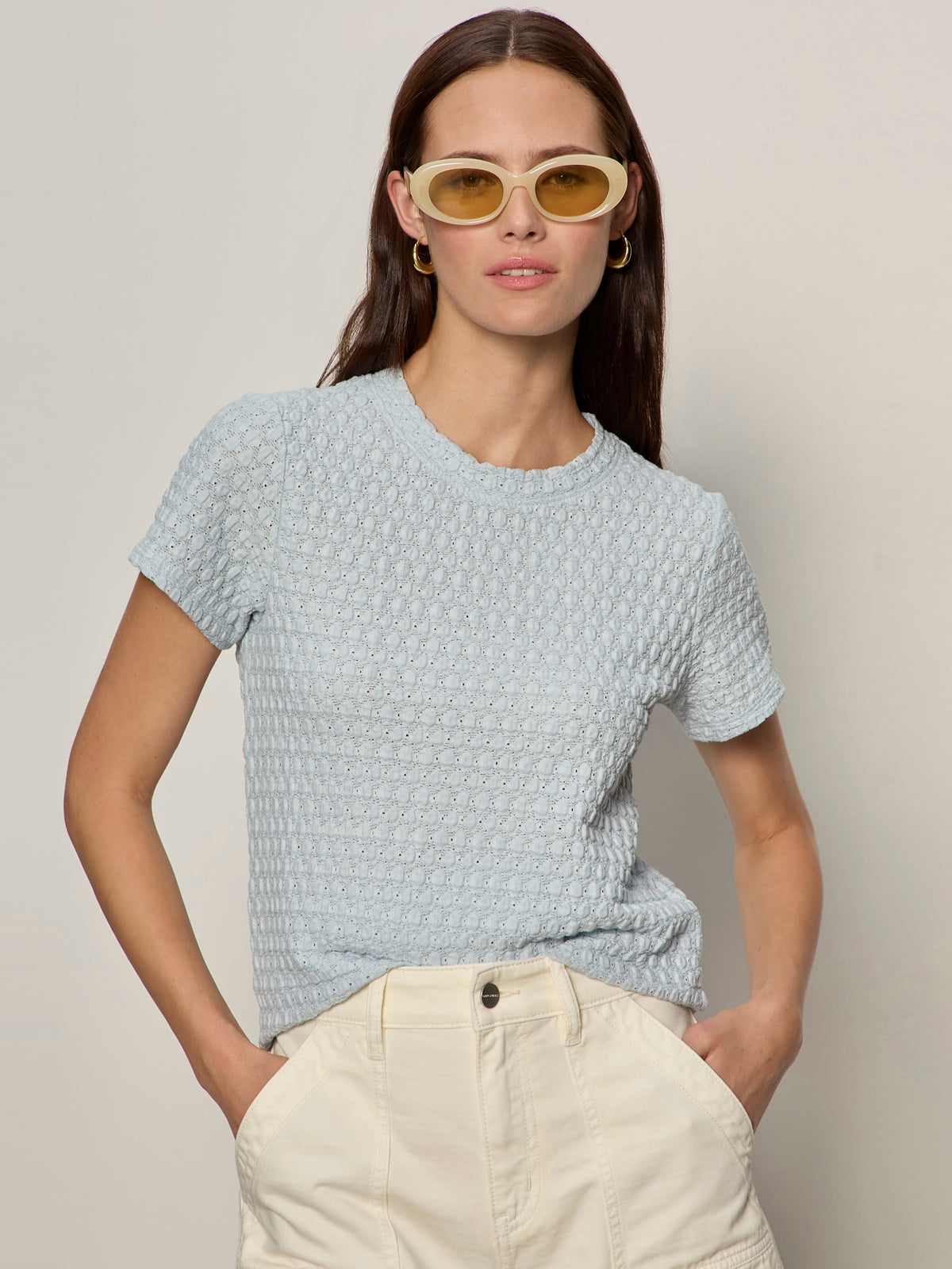 PUCKER UP PERFECT TEE BLUE AURA - Sanctuary Clothing