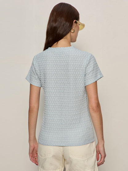 PUCKER UP PERFECT TEE BLUE AURA - Sanctuary Clothing