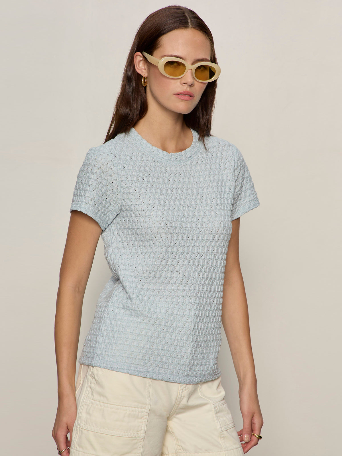 PUCKER UP PERFECT TEE BLUE AURA - Sanctuary Clothing