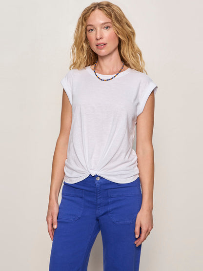 Knotted Muscle Tee White - Sanctuary Clothing