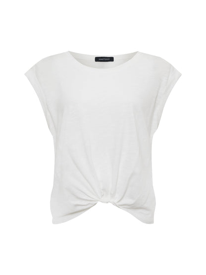 Knotted Muscle Tee White - Sanctuary Clothing