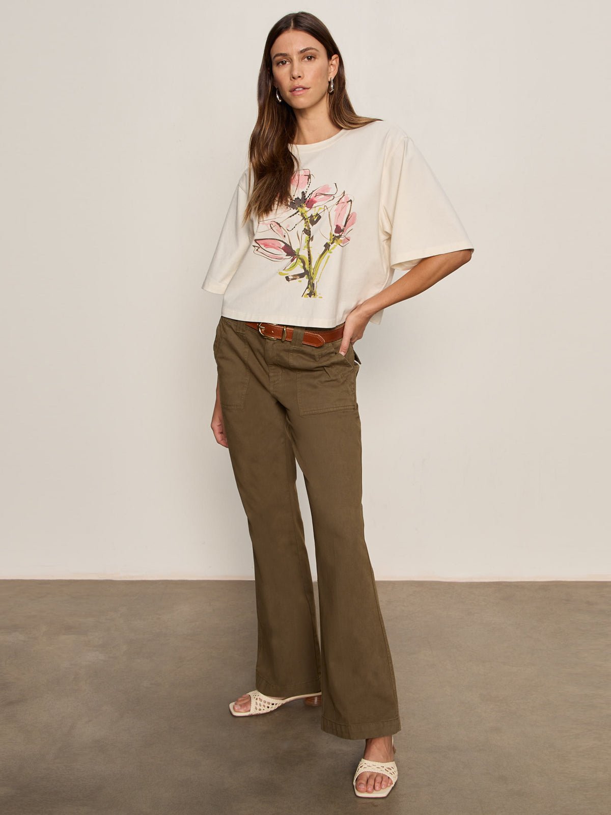 BELLE ARTIST TEE FLEUR - Sanctuary Clothing