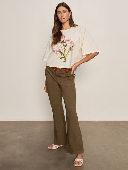 BELLE ARTIST TEE FLEUR - Sanctuary Clothing