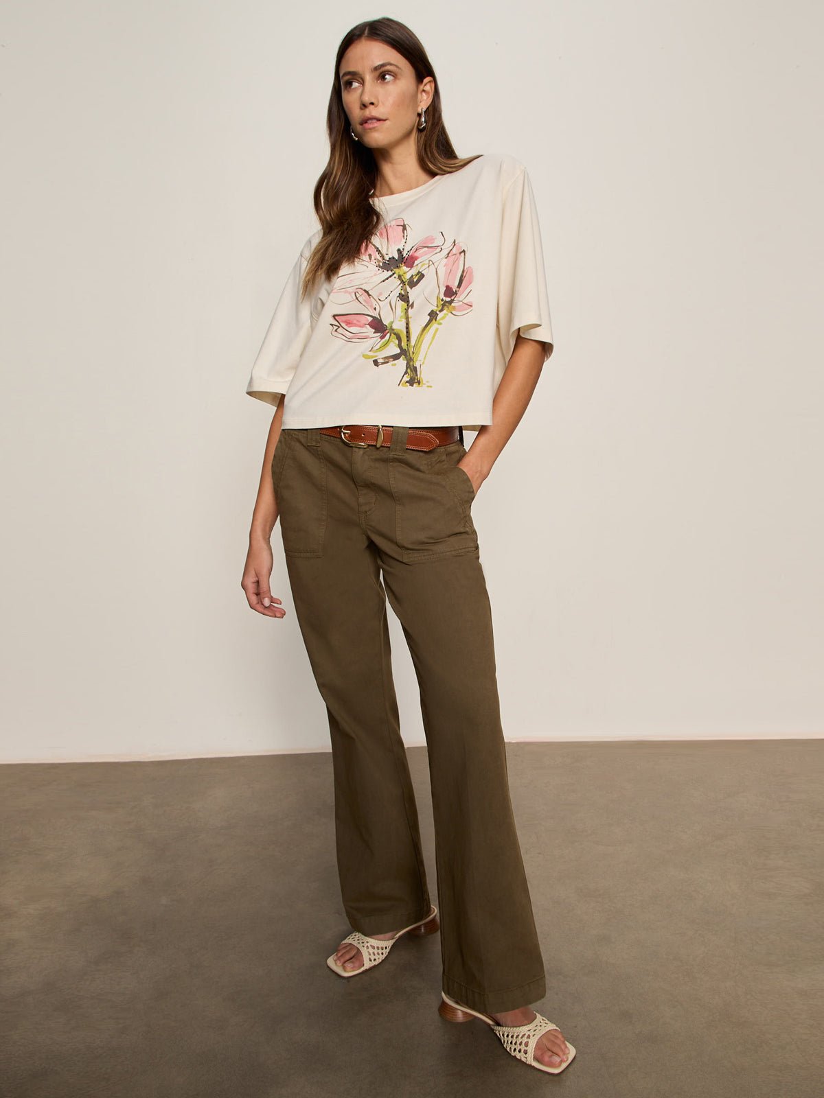 BELLE ARTIST TEE FLEUR - Sanctuary Clothing