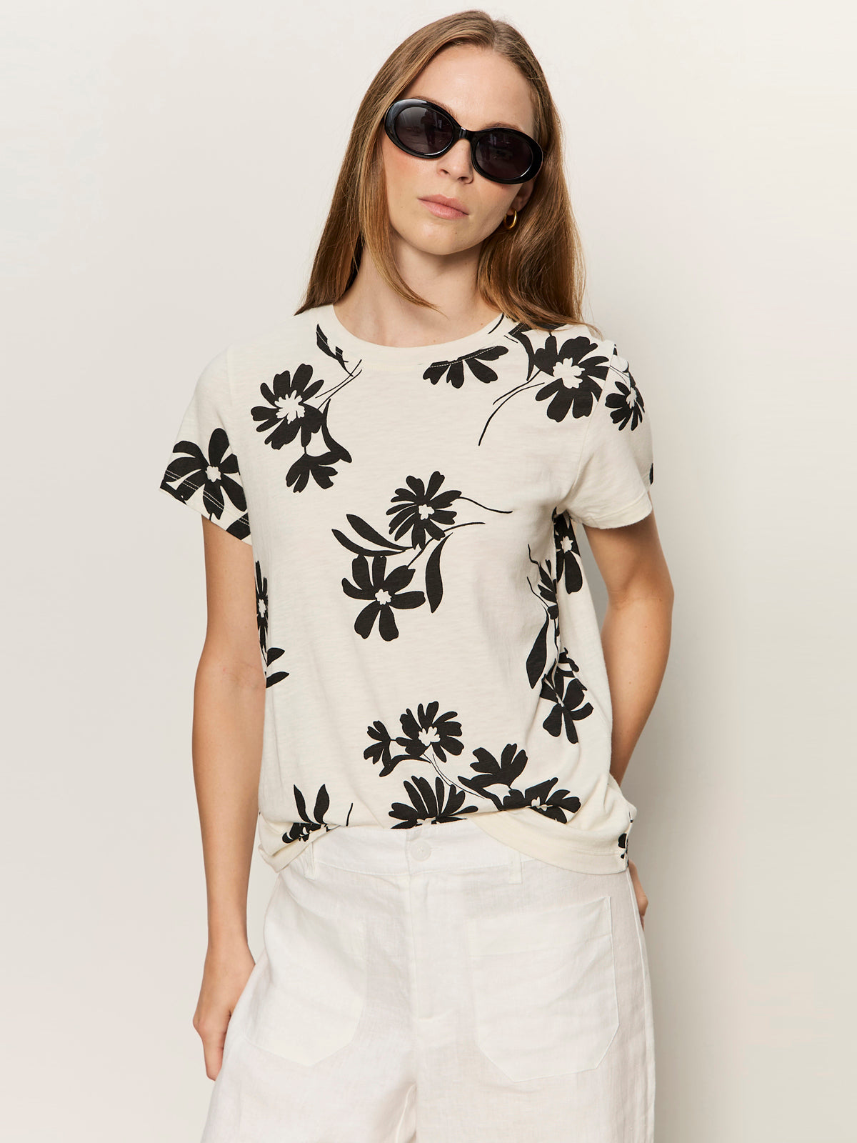 THE PERFECT TEE CHALK BLOOM - Sanctuary Clothing