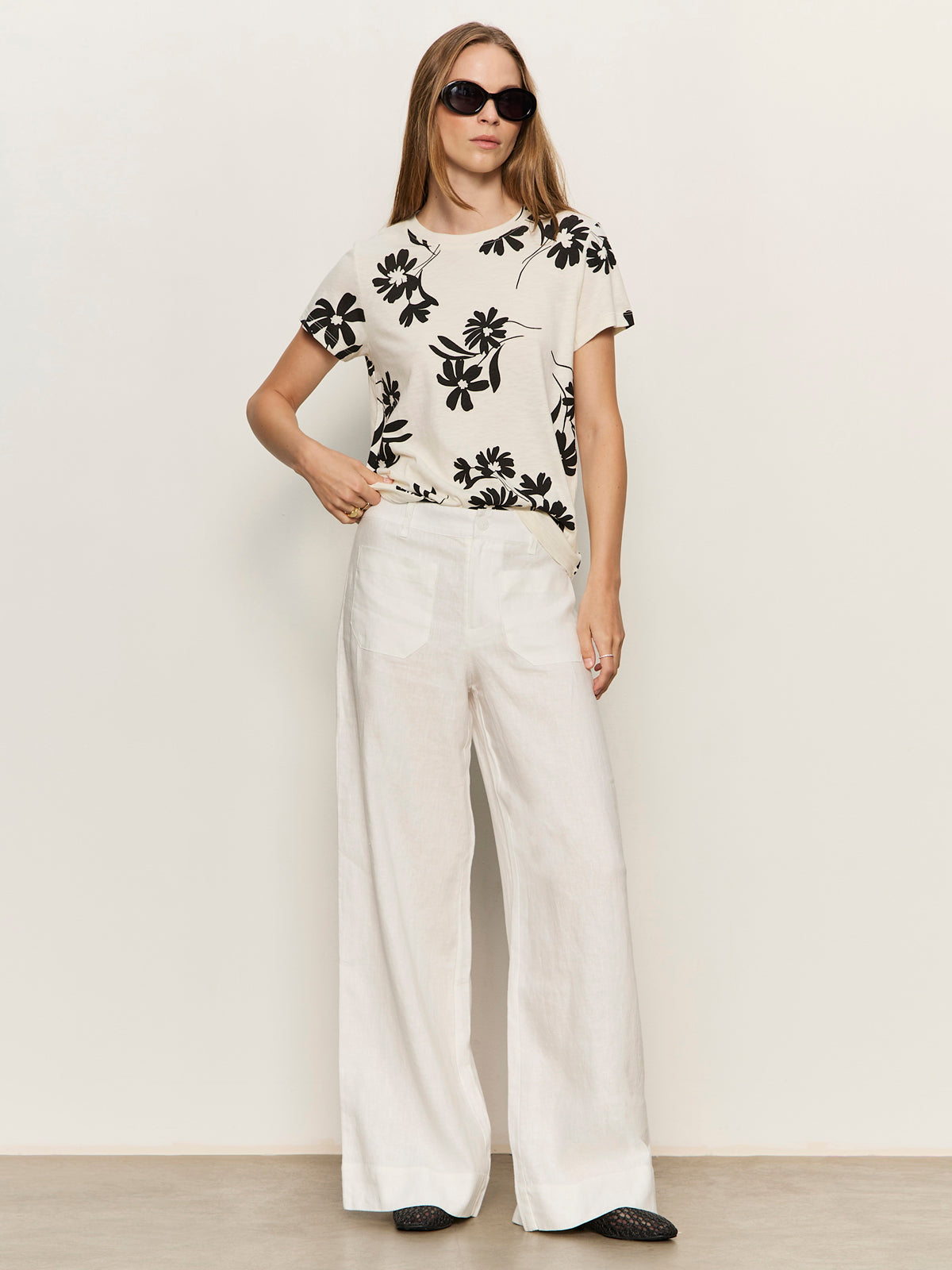 THE PERFECT TEE CHALK BLOOM - Sanctuary Clothing