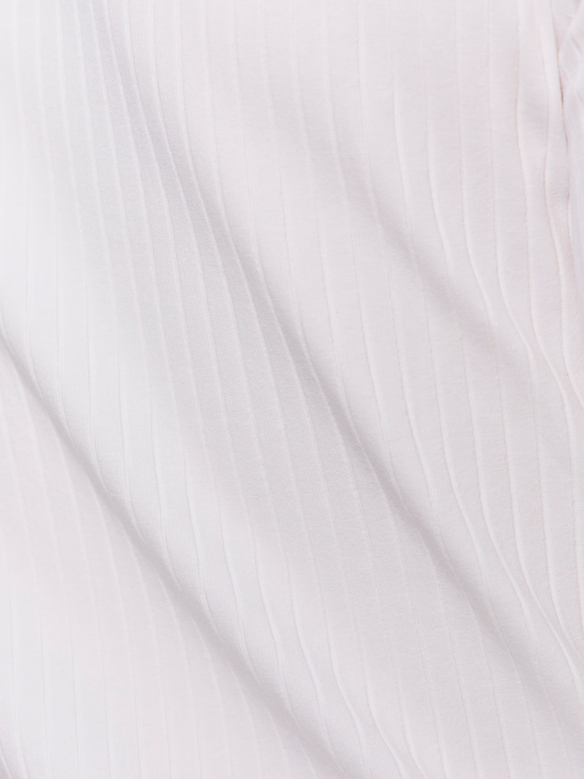 BOATNECK RIBBED TOP WHITE - Sanctuary Clothing