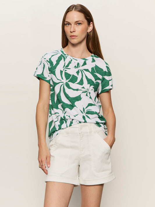 THE PERFECT TEE GREEN INKED IMPRESSIONS - Sanctuary Clothing