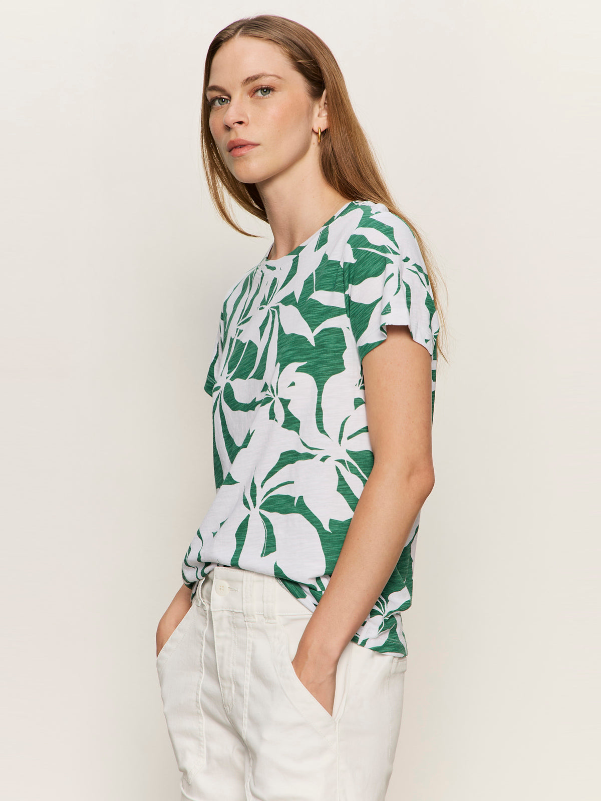 THE PERFECT TEE GREEN INKED IMPRESSIONS - Sanctuary Clothing