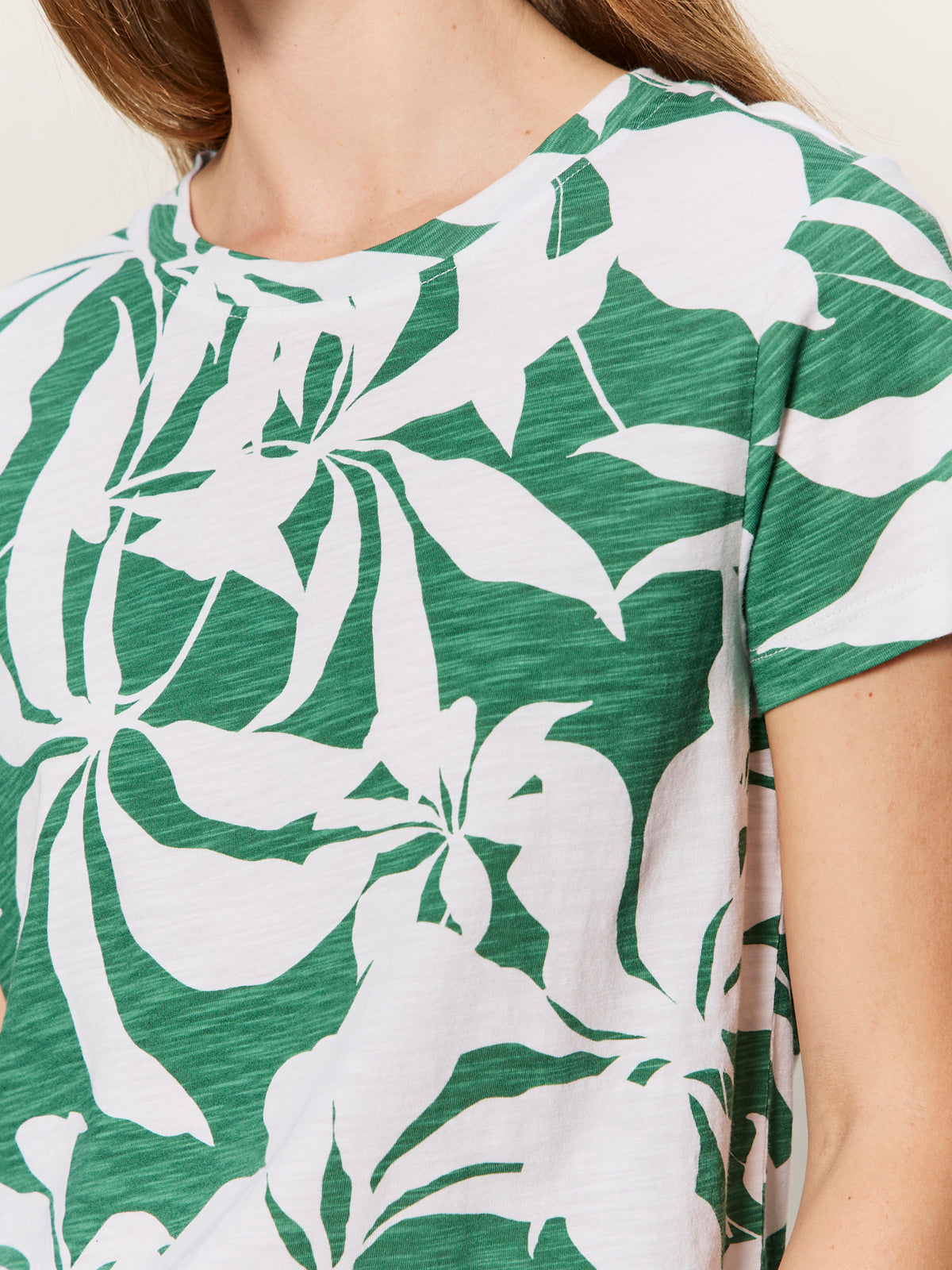 THE PERFECT TEE GREEN INKED IMPRESSIONS - Sanctuary Clothing