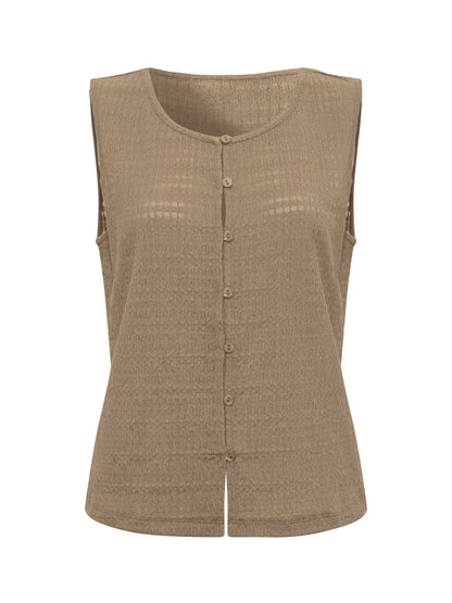 TEXTURED VACATION SHELL COVERT GREEN - Sanctuary Clothing