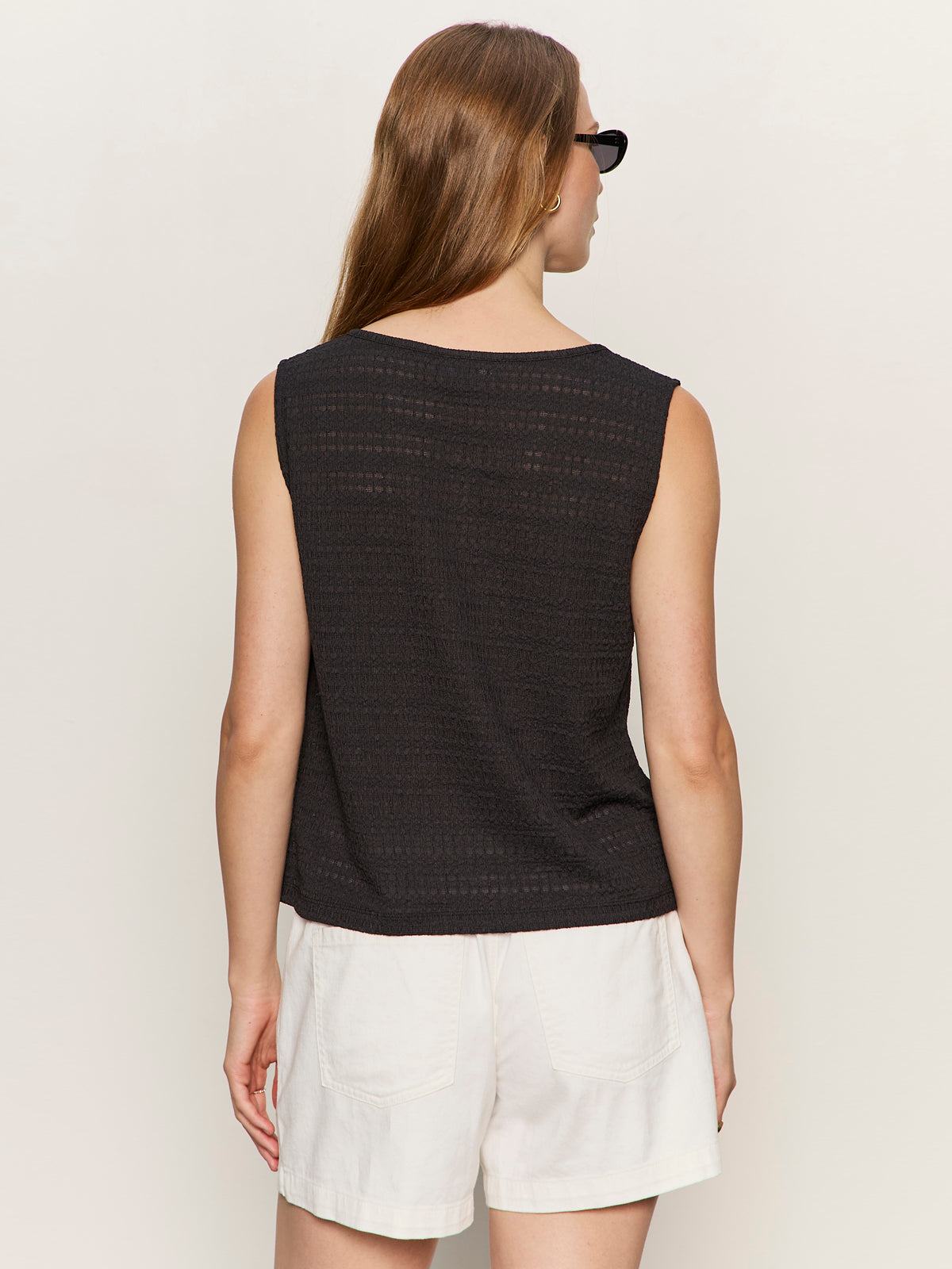 TEXTURED VACATION SHELL BLACK - Sanctuary Clothing