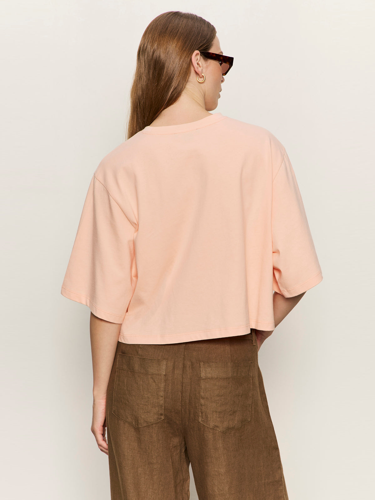 BELLE TEE WASHED SALMON - Sanctuary Clothing