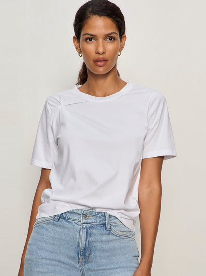 SOFT TWIST TEE WHITE - Sanctuary Clothing