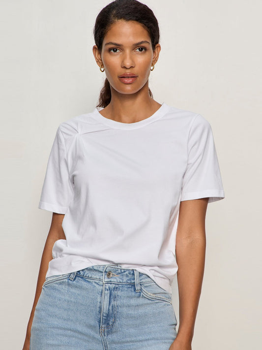 SOFT TWIST TEE WHITE - Sanctuary Clothing