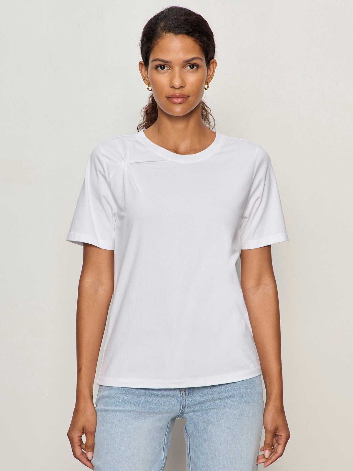 SOFT TWIST TEE WHITE - Sanctuary Clothing