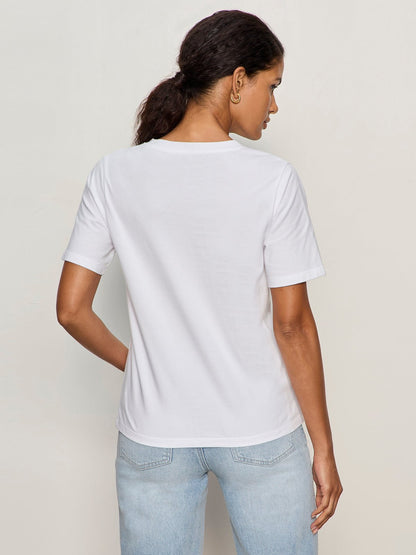 SOFT TWIST TEE WHITE - Sanctuary Clothing