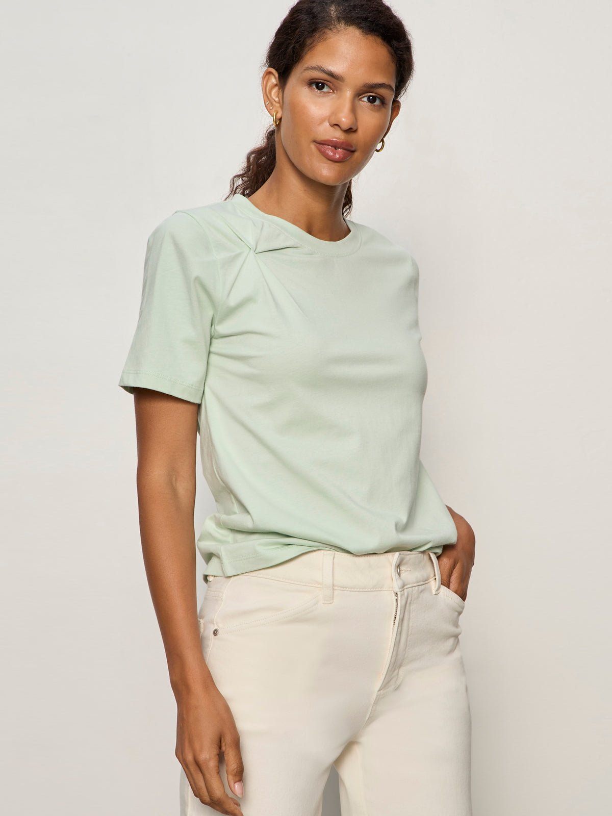 SOFT TWIST TEE DETOX GREEN - Sanctuary Clothing