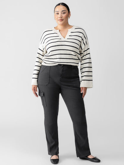 Sculpted Hayden Bootcut Standard Rise Pant Black Extended Sizing - Sanctuary Clothing