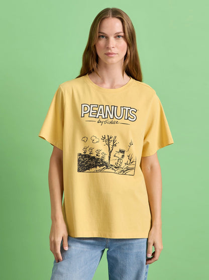 MARCHING TEE WASHED GOLD - Sanctuary Clothing