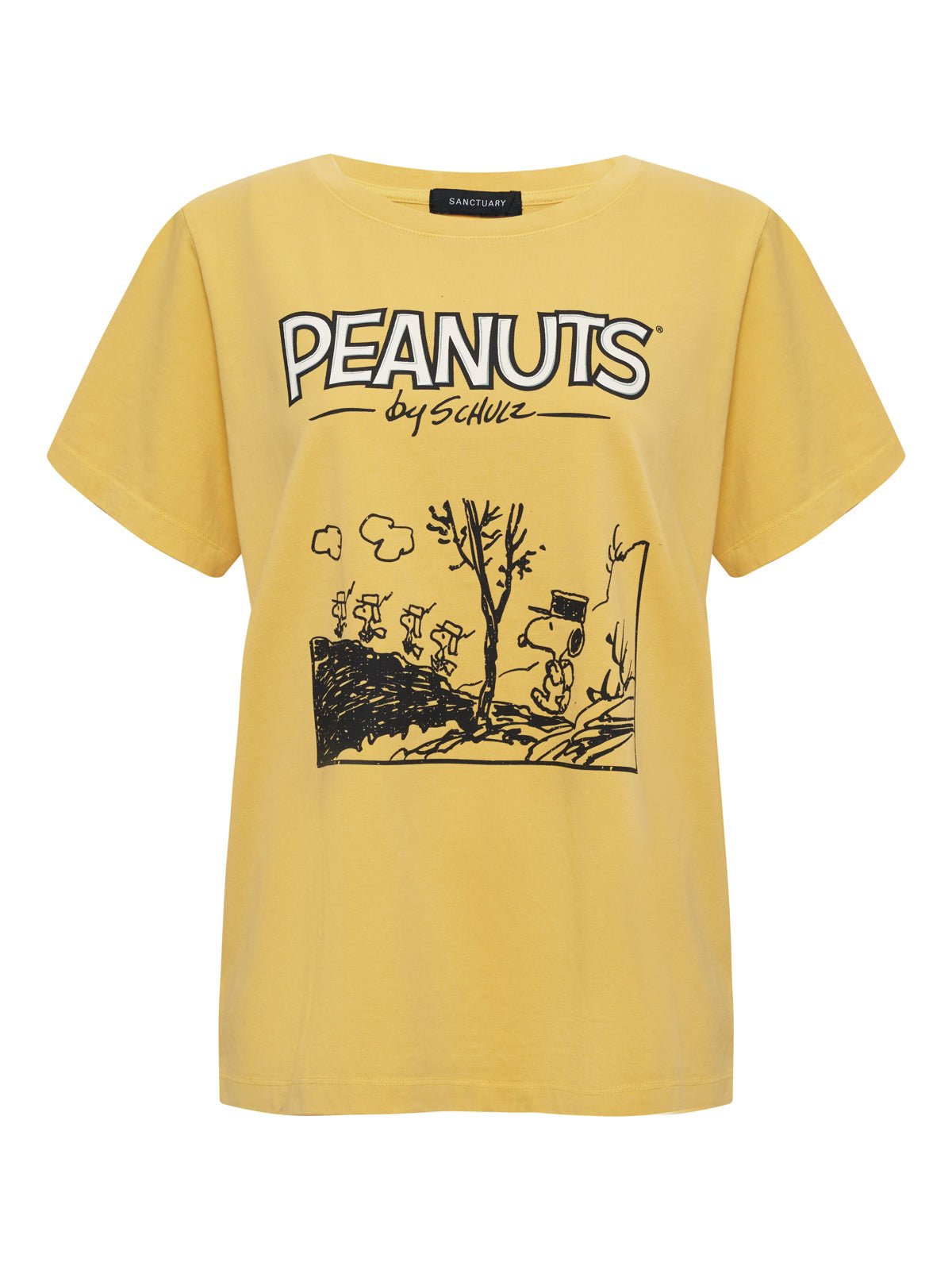 MARCHING TEE WASHED GOLD - Sanctuary Clothing