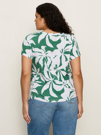 The Perfect Tee Green Inked Impressions Extended Sizing - Sanctuary Clothing