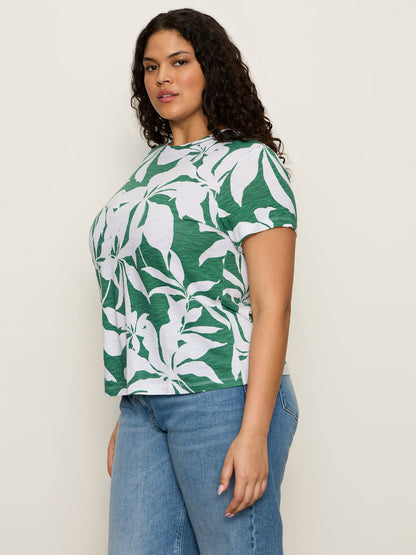 The Perfect Tee Green Inked Impressions Extended Sizing - Sanctuary Clothing