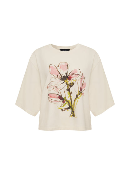 Belle Artist Tee Fleur Extended Sizing - Sanctuary Clothing