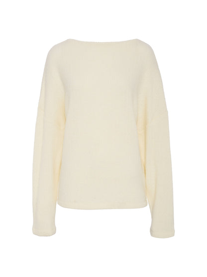 Ribbed Dolman Sweatshirt Bone - Sanctuary Clothing