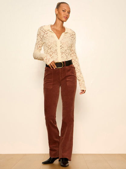 Dreamer Lace Shirt Bone - Sanctuary Clothing