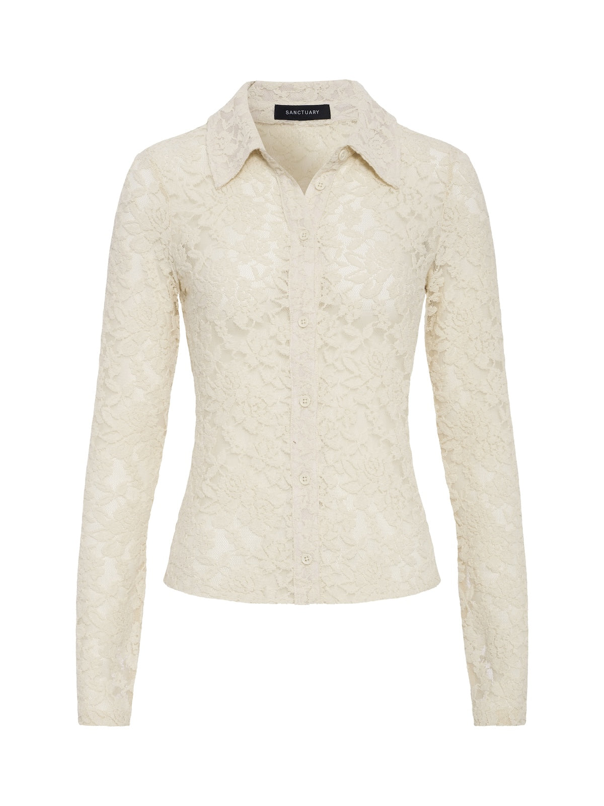 Dreamer Lace Shirt Bone - Sanctuary Clothing