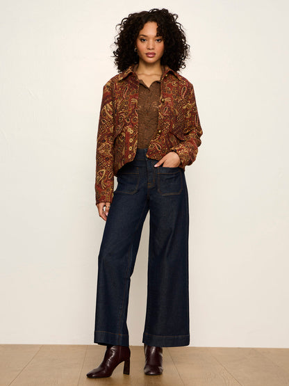 Dreamer Lace Shirt Cocoa Powder - Sanctuary Clothing