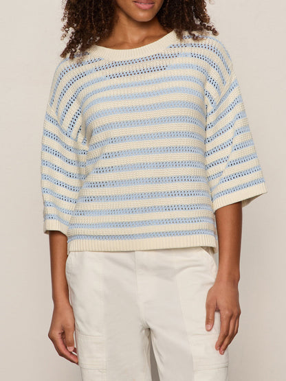 Elle Sweater Tee Blue Aura/Collagen Petite Sizing - Sanctuary Clothing
