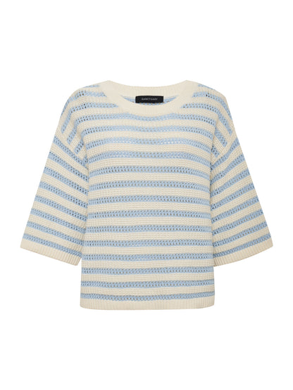 Elle Sweater Tee Blue Aura/Collagen Petite Sizing - Sanctuary Clothing