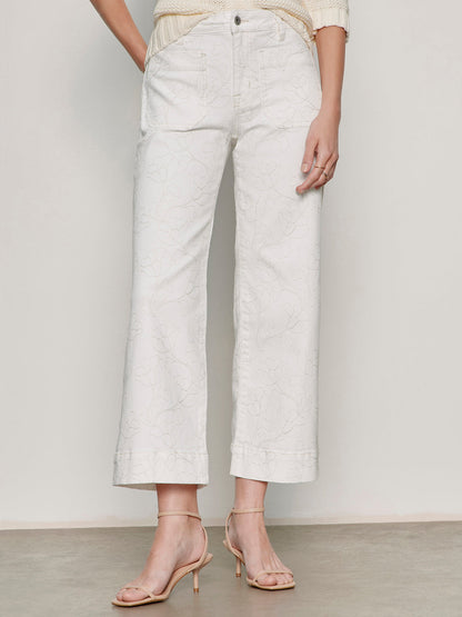 The Marine Crop Jean Chalk Petite Sizing - Sanctuary Clothing