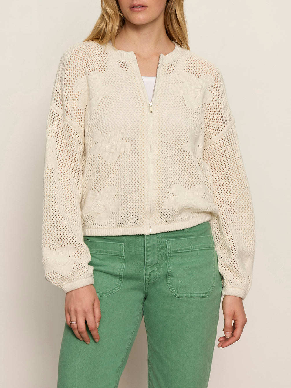 Daily Escape Flower Pop Bomber Collagen Petite Sizing - Sanctuary Clothing
